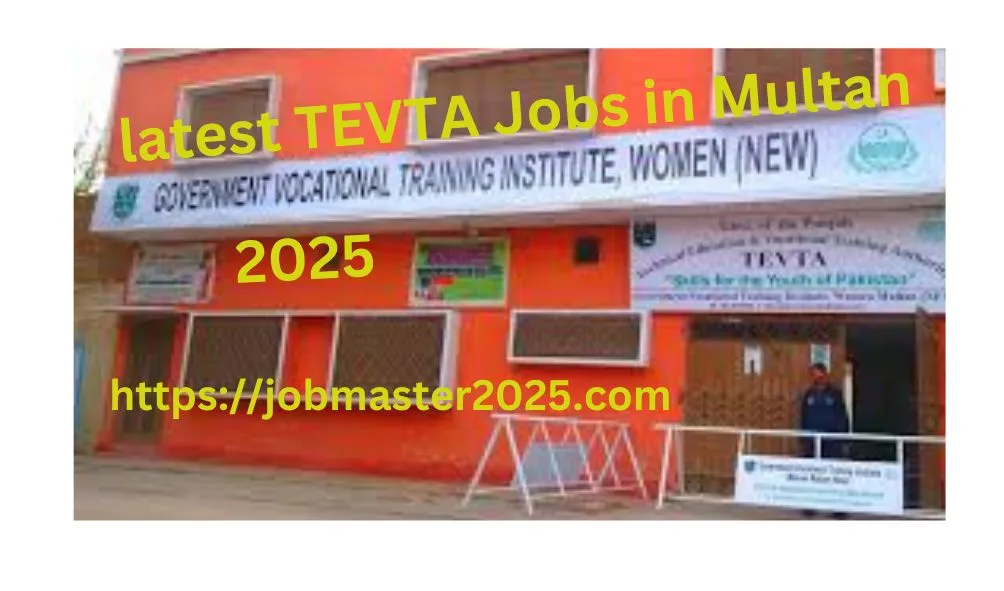 latest TEVTA Jobs in Multan 2025